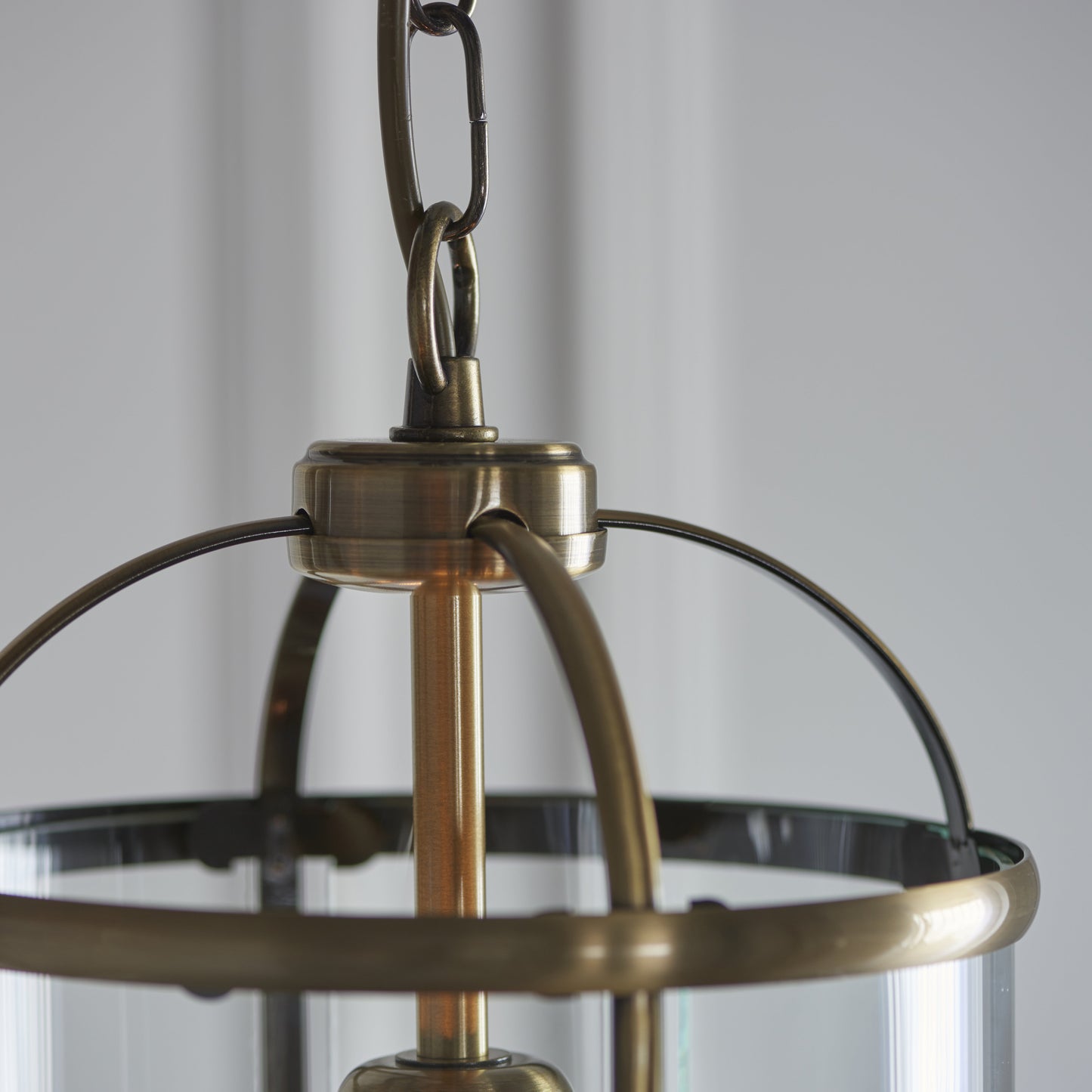 Lambeth 1 Light Pendant Antique Brass