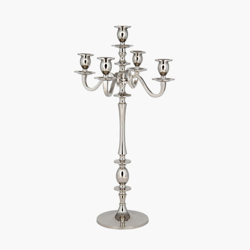 Nickel Table Candelabra