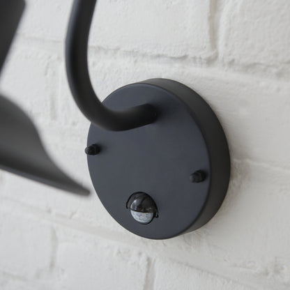 Chesham PIR 1 Light Wall Light Black