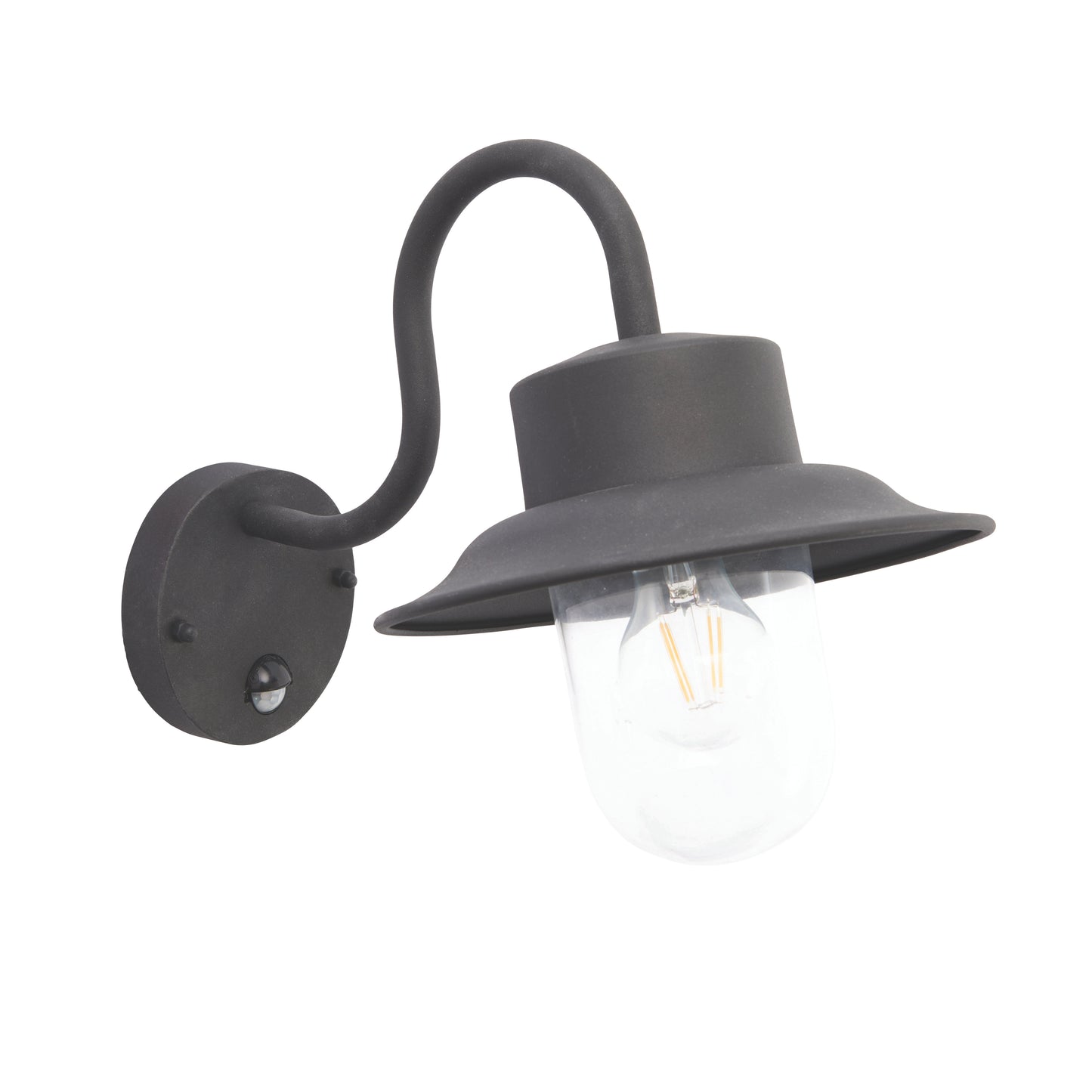 Chesham PIR 1 Light Wall Light Black
