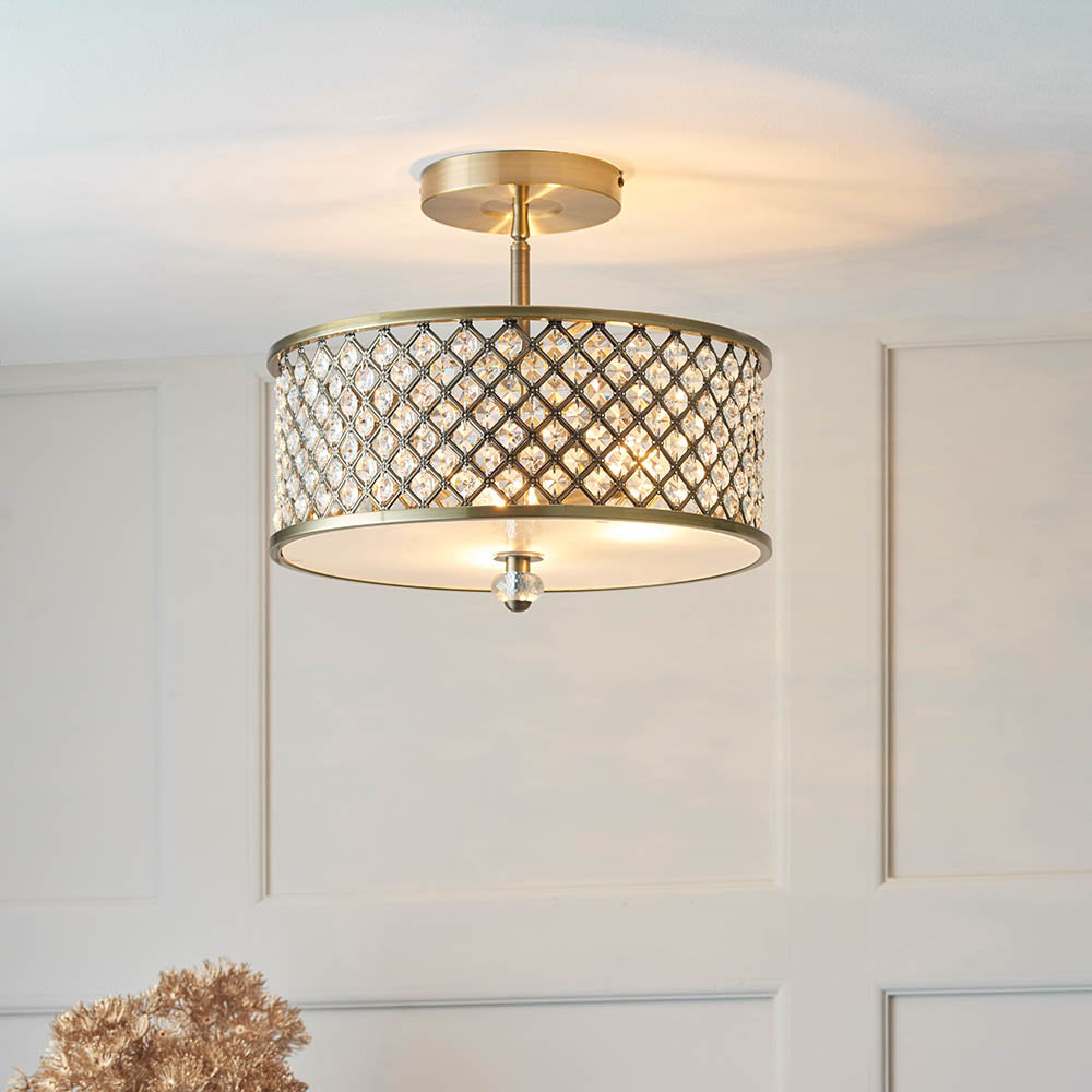 Hudson Semi-Flush Ceiling Light