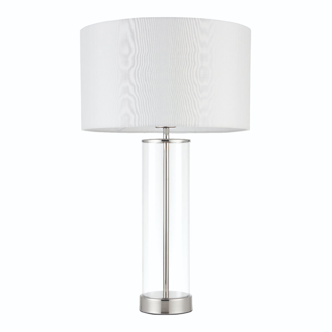 Lessina Nickel and Glass Touch Table Lamp