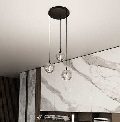 Cosmo 3 Light Pendant Black & Graphite
