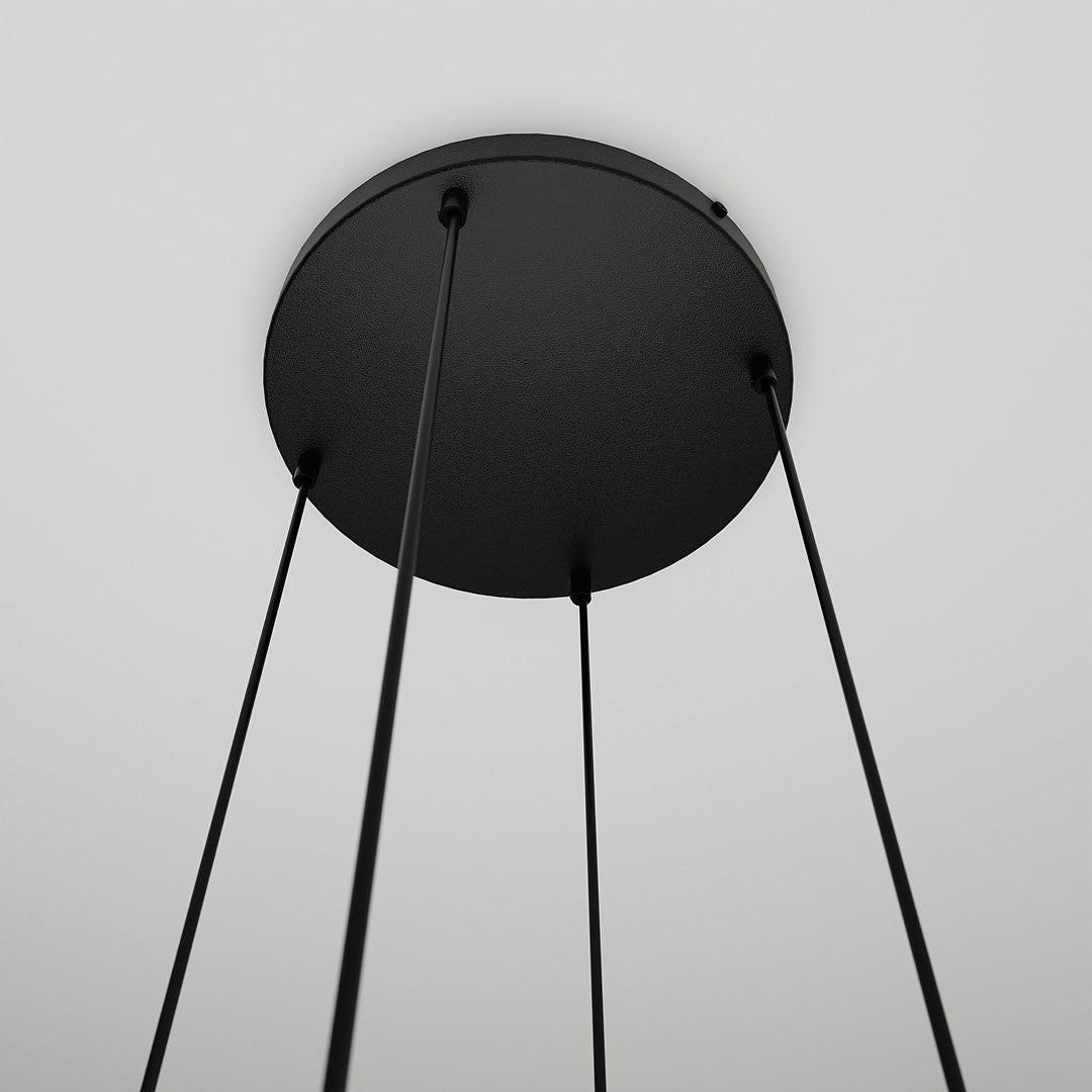 Cosmo 4 Light Pendant Black & Graphite