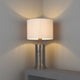 Indara Bronze Table Lamp with Grey Shade