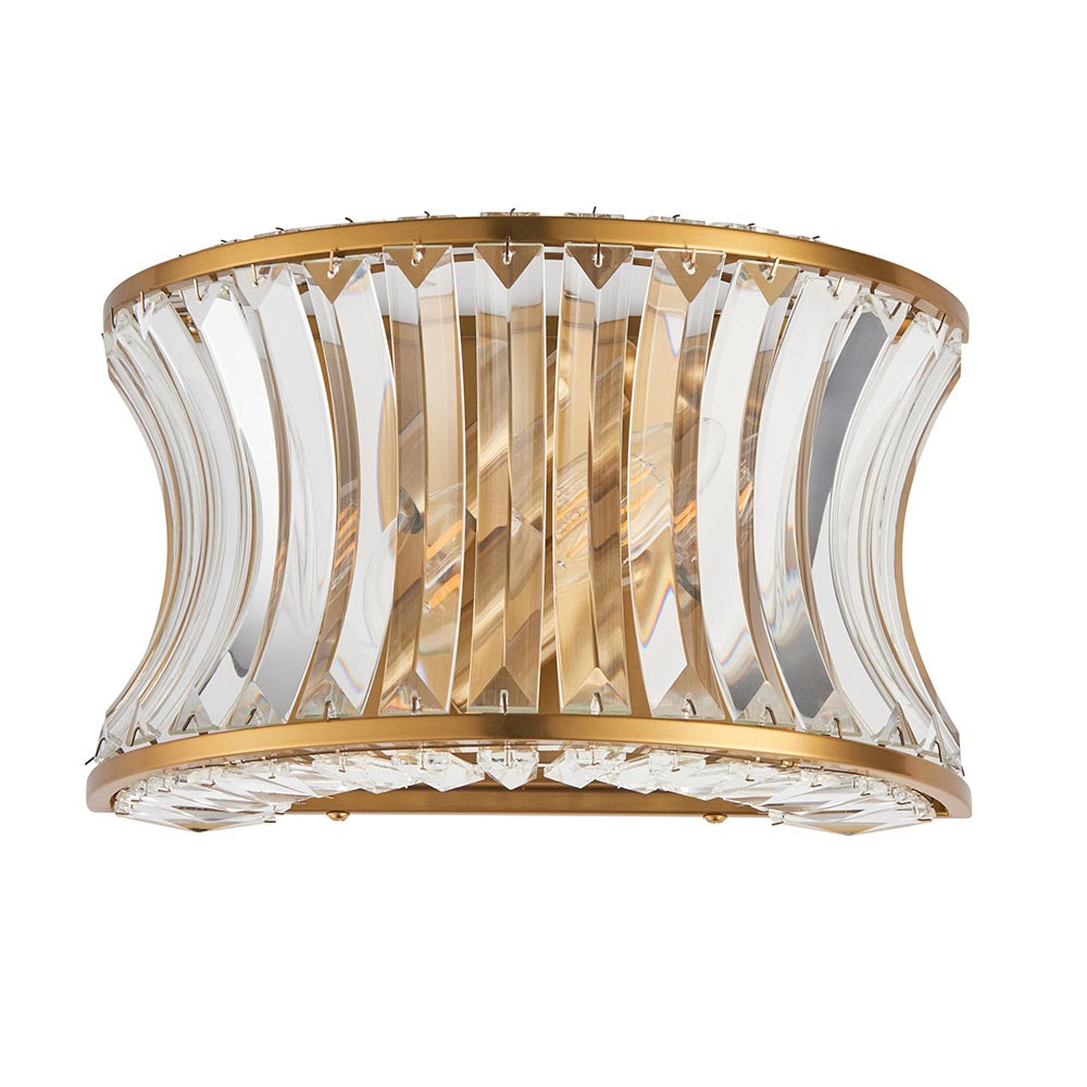 Diana Wall Light Brushed Warm Brass