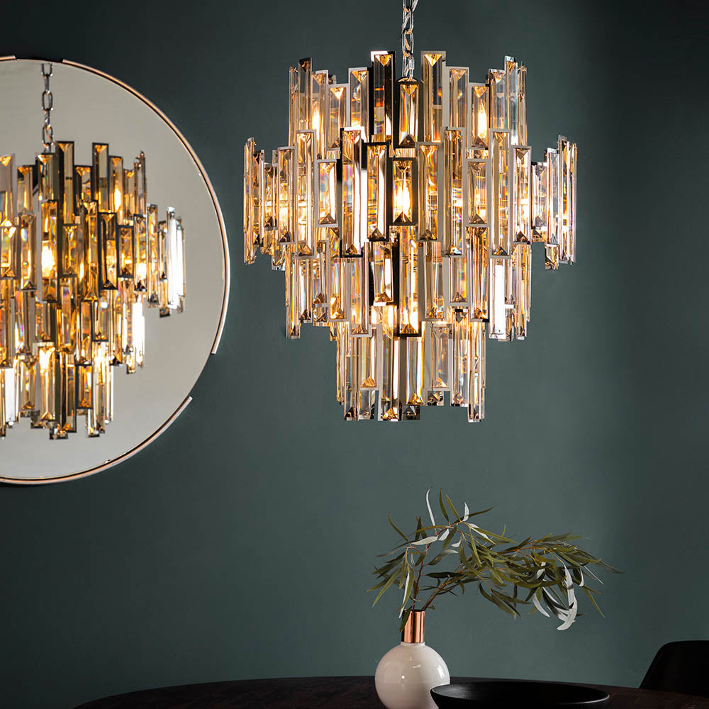Viviana 12 Light Pendant Chrome