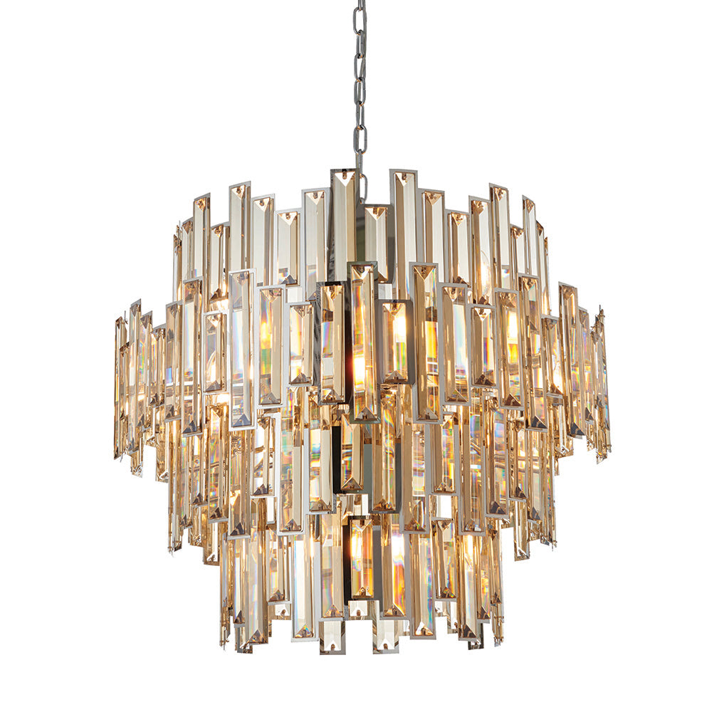 Viviana 15 Light Pendant Chrome