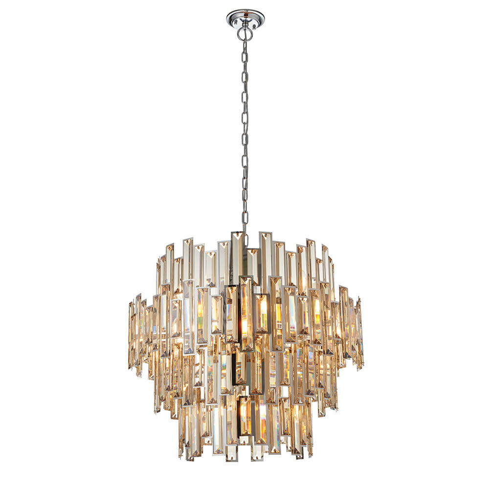 Viviana 15 Light Pendant Chrome