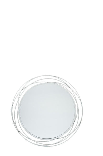 Round 90x90cm Antique Silver Mirror