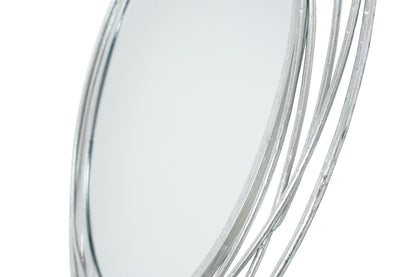 Round 90x90cm Antique Silver Mirror