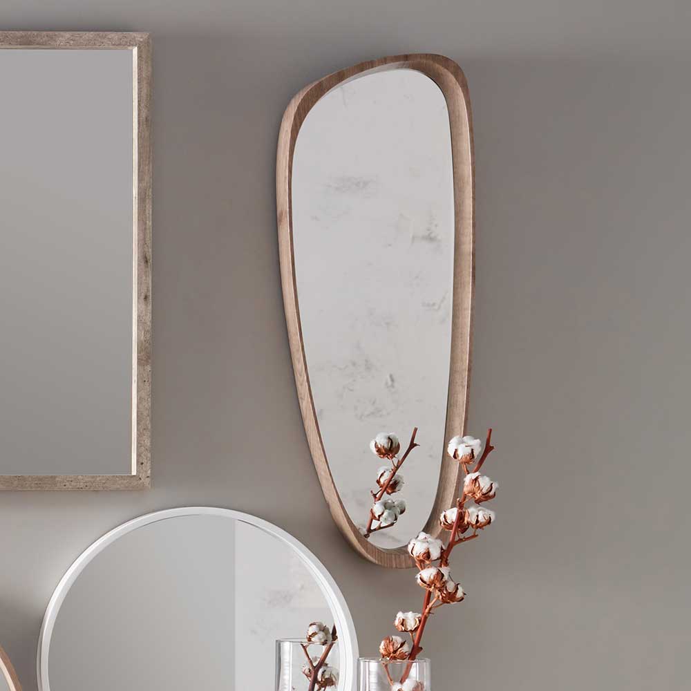Stockholm Pine Teardrop Wall Mirror