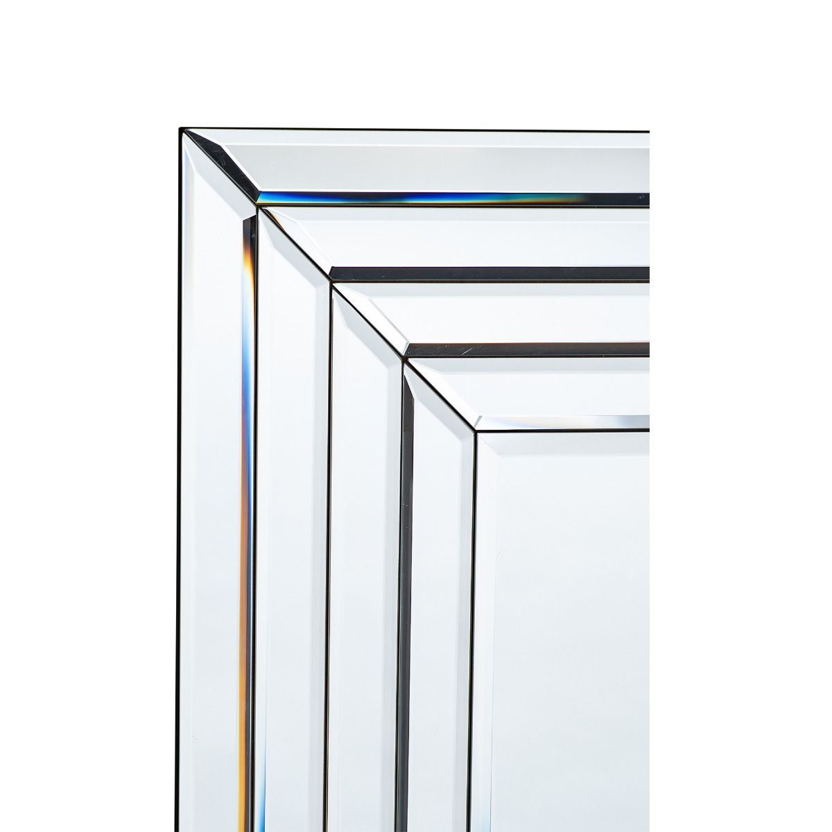 Art Deco 150x50cm Leaner Silver Mirror