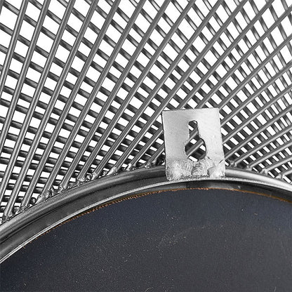 Silver Metal Circular Wall Mirror