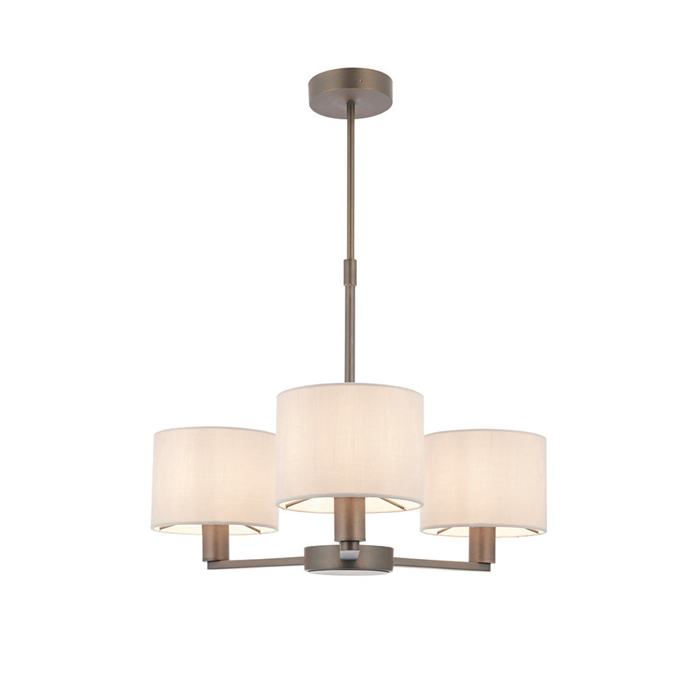Daley 3 Light Pendant Antique Bronze