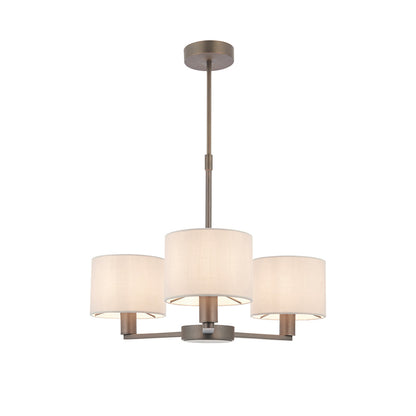 Daley 3 Light Pendant Antique Bronze
