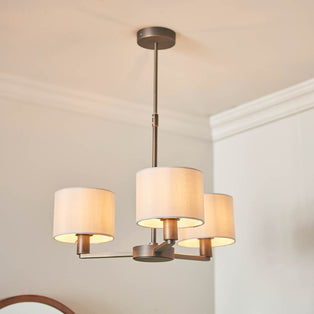 Daley 3 Light Pendant Antique Bronze