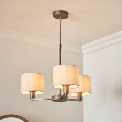 Daley 3 Light Pendant Antique Bronze