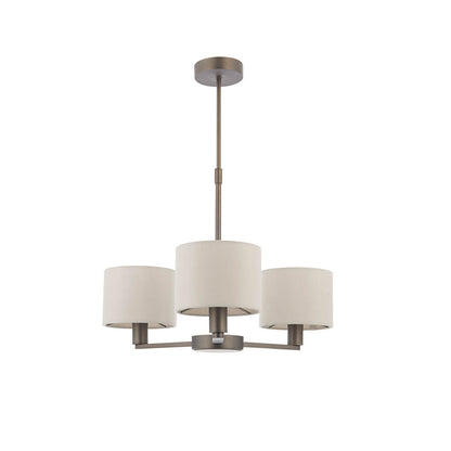 Daley 3 Light Pendant Antique Bronze