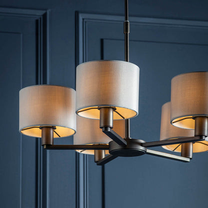 Daley 5 Light Pendant Antique Bronze