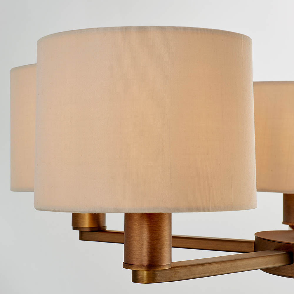 Daley 5 Light Pendant Antique Bronze