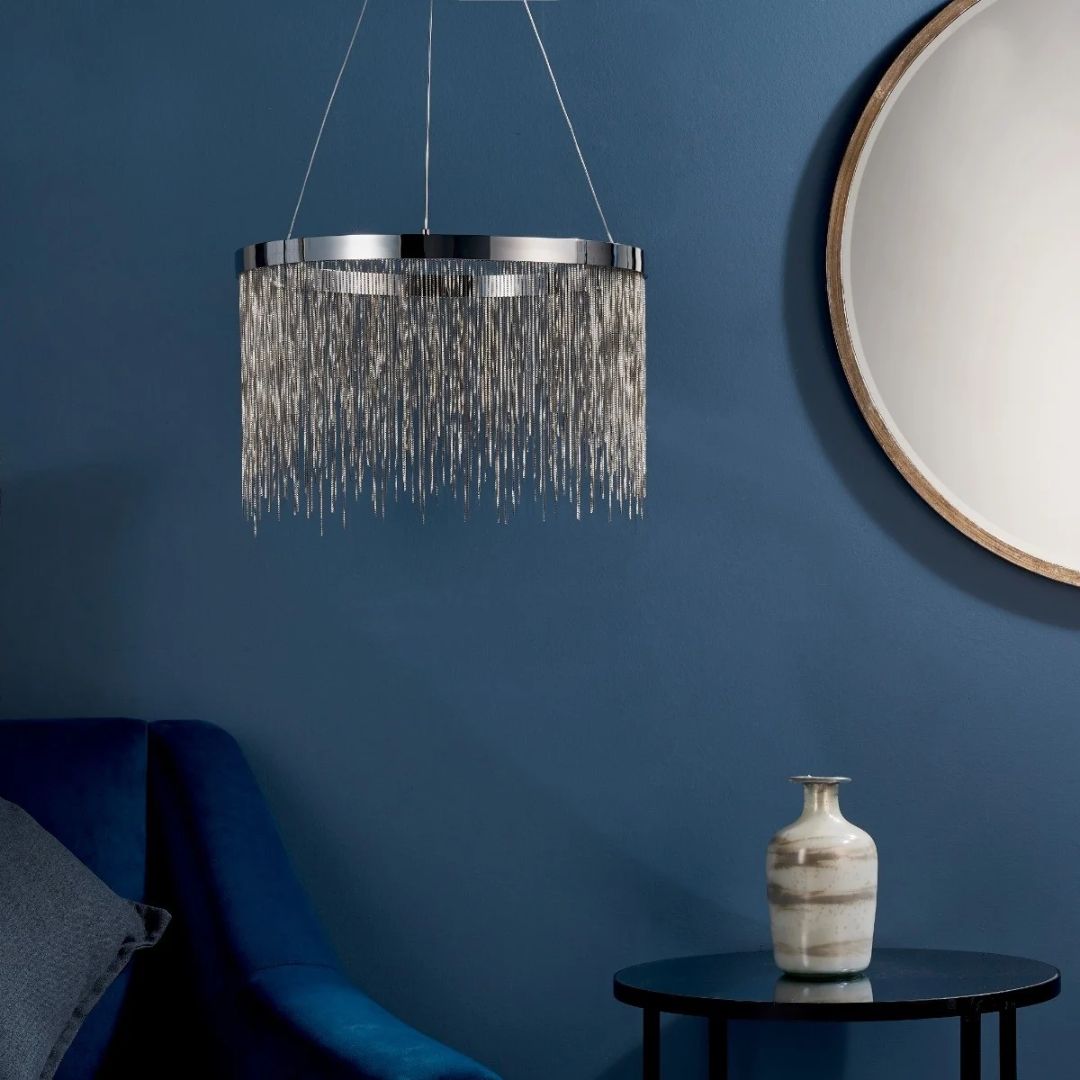 Zelma Polished Chrome LED Ceiling Pendant