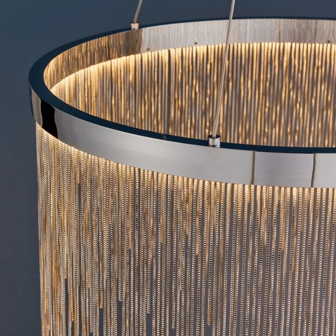 Zelma Polished Chrome LED Ceiling Pendant