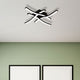 Cabezas Black Flush LED Ceiling Light