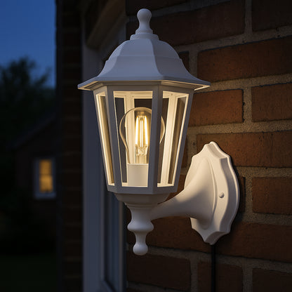Olgiata-e White Outdoor Wall Light