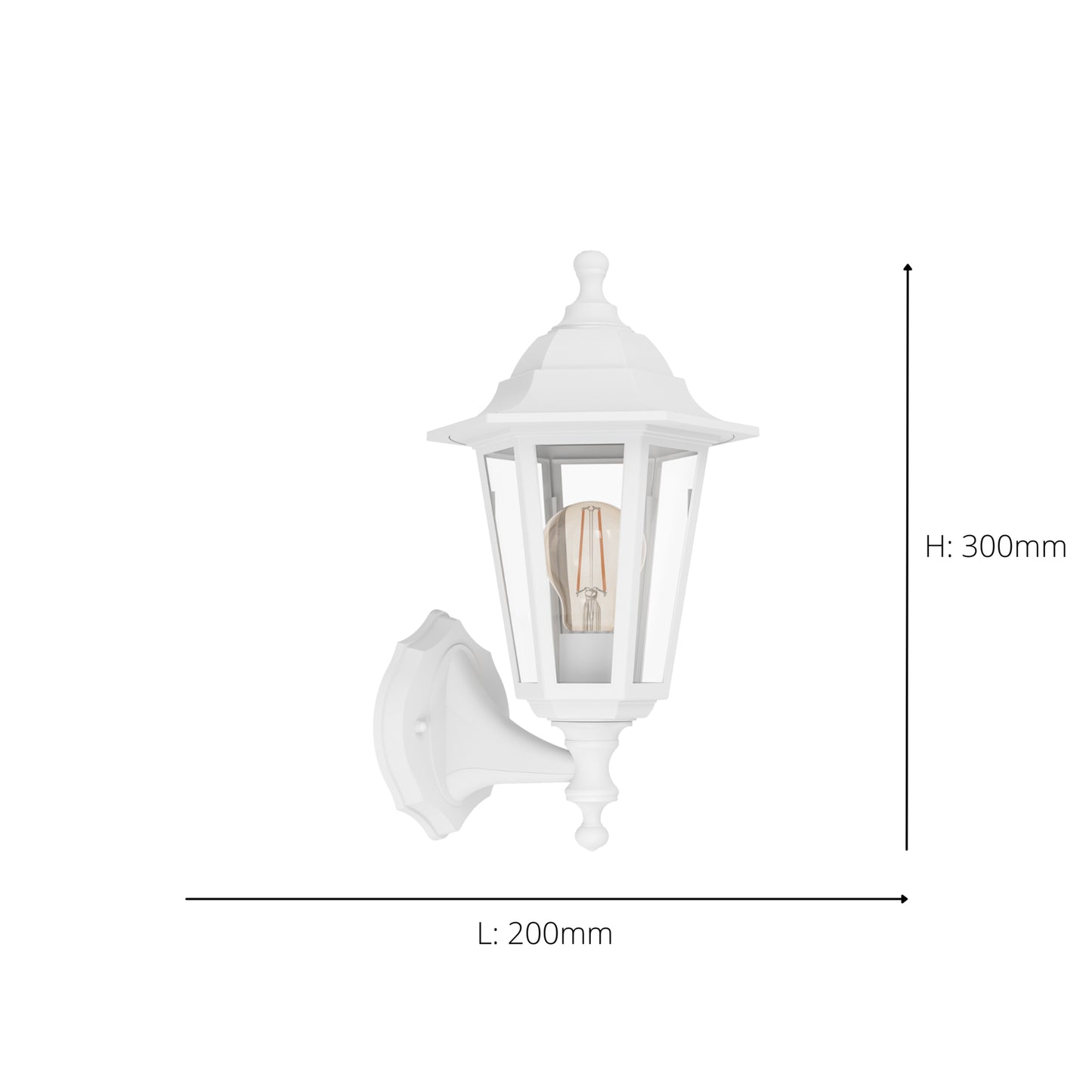 Olgiata-e White Outdoor Wall Light