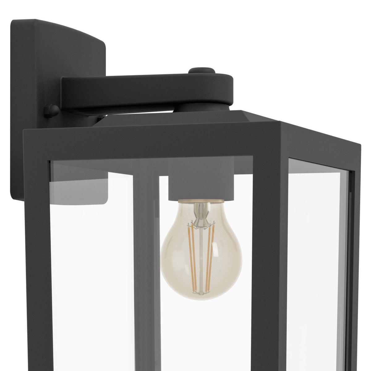 Olgiata-e Black Outdoor Wall Light