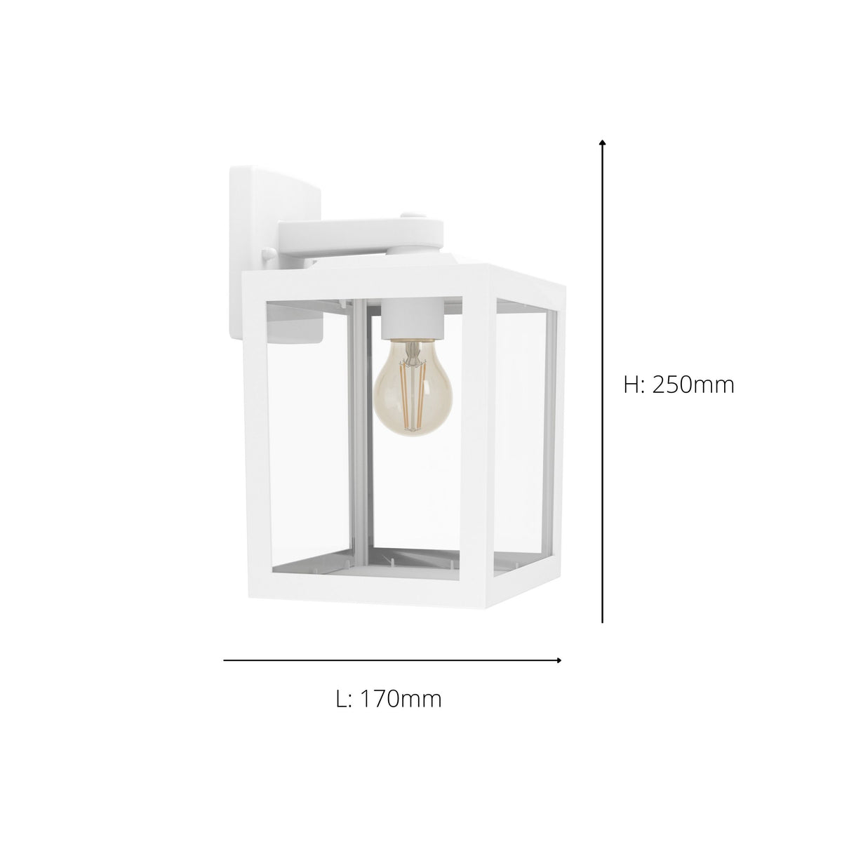 Olgiata-e White Outdoor Wall Light