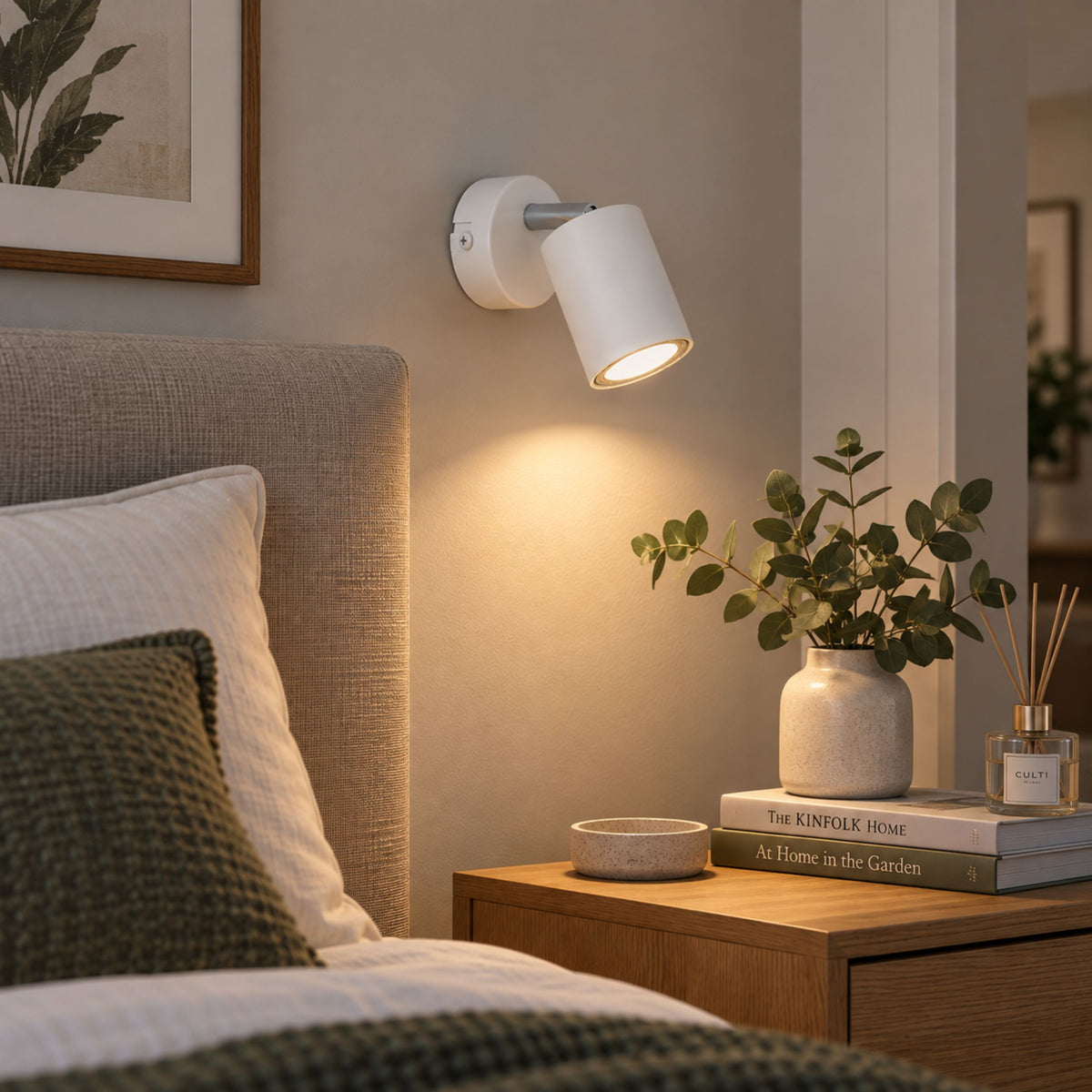 Reciso-e White Wall Light