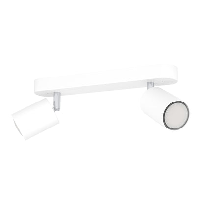 Reciso-e 2-Light White Spotlight Bar
