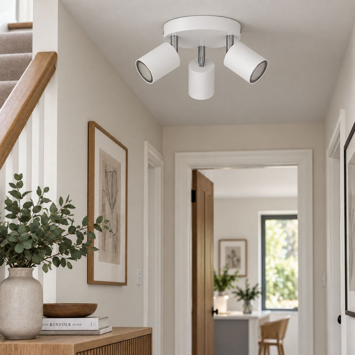 Reciso-e 3-Light White Spot Plate Light