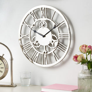 Cog Round Wall Clock