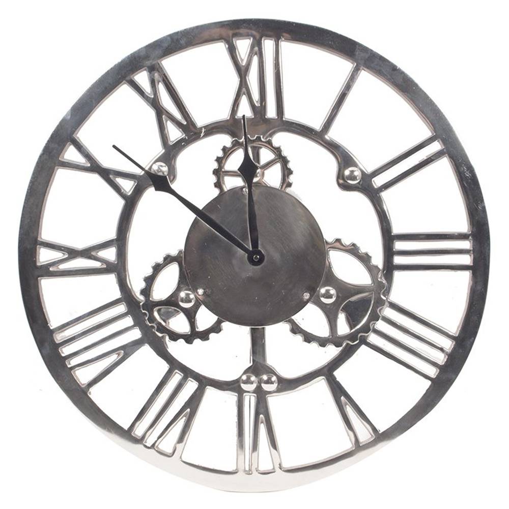 Cog Round Wall Clock