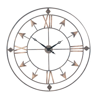 Round Wall Clock Grey