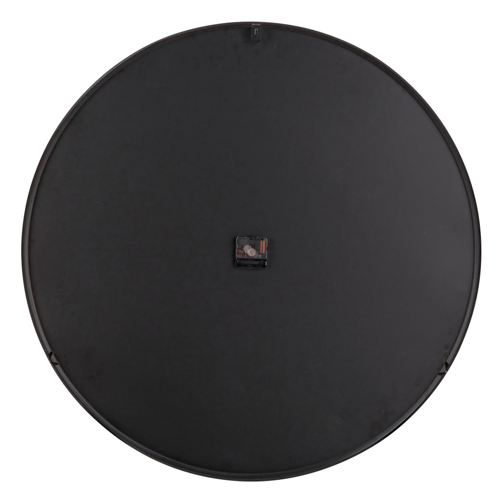 Black and Gold Metal Retro Wall Clock