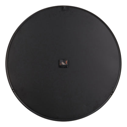 Black and Gold Metal Retro Wall Clock