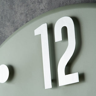 Grey and Silver Metal Retro Wall Clock