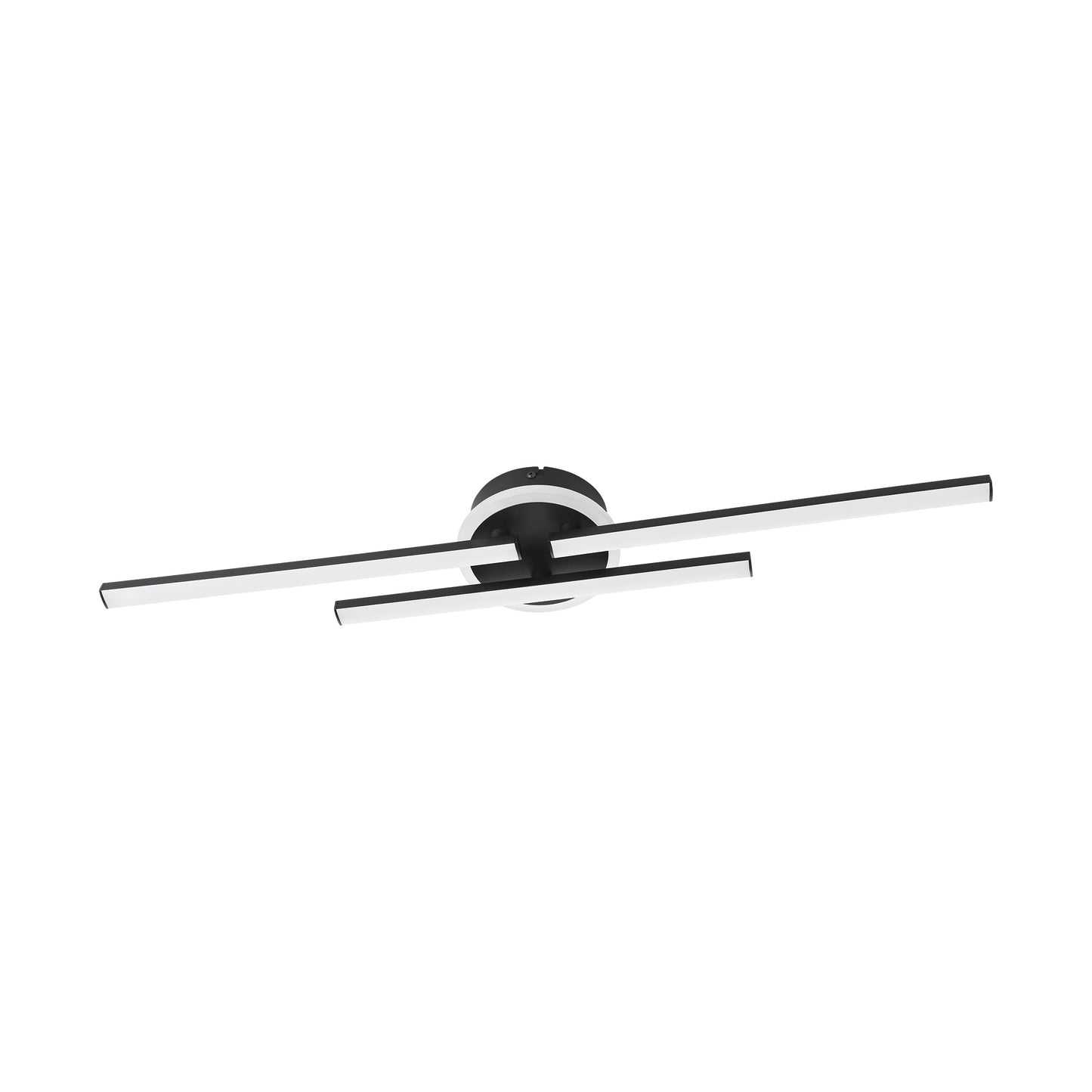 Vascella Black LED Semi-Flush Ceiling Light Small