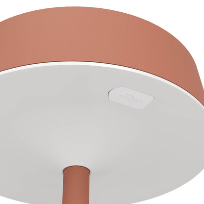 Simeri Orange LED Rechargeable Table Lamp