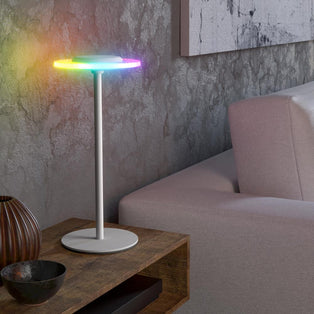 Trepella White LED Touch Table Lamp