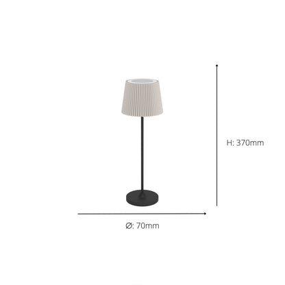 Leonero Black LED Table Lamp