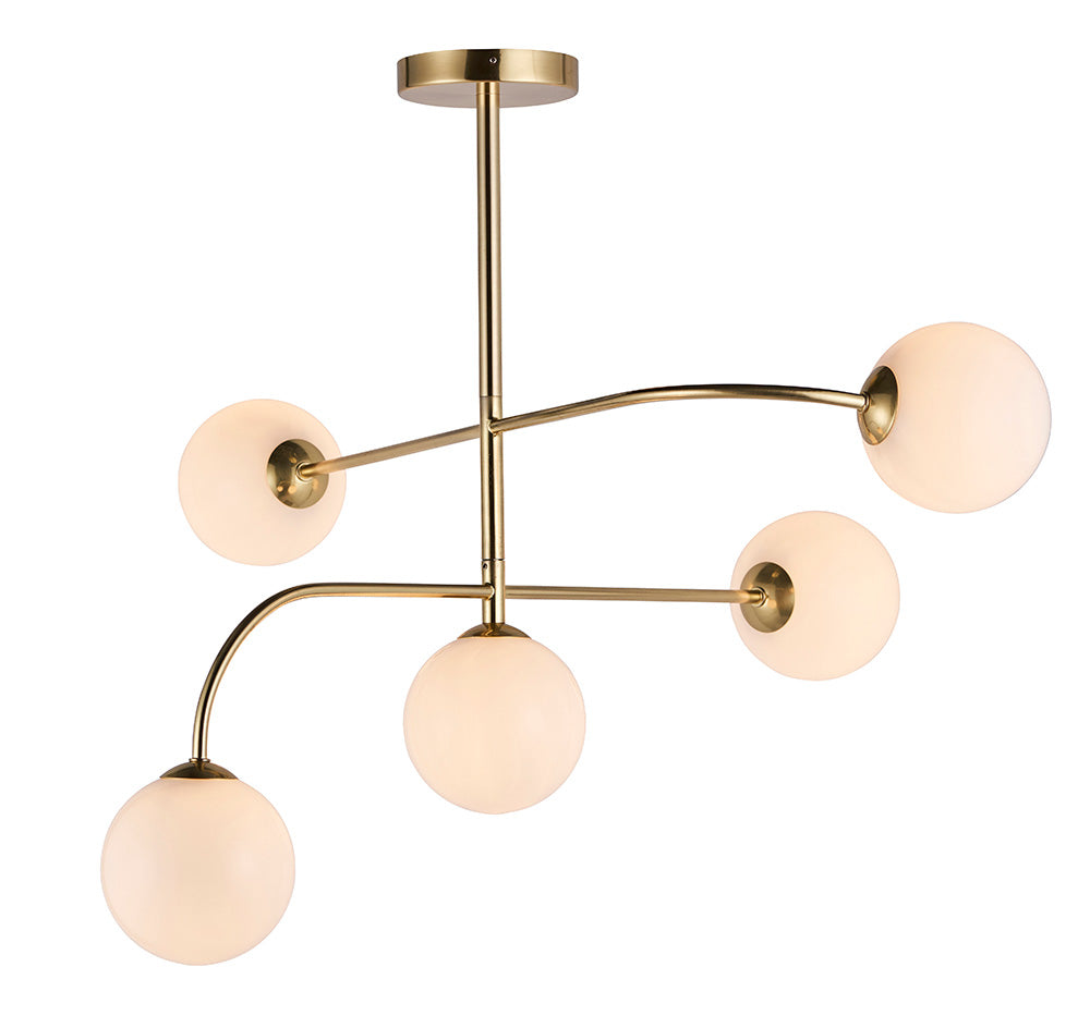 Otto 5 Light Semi Flush