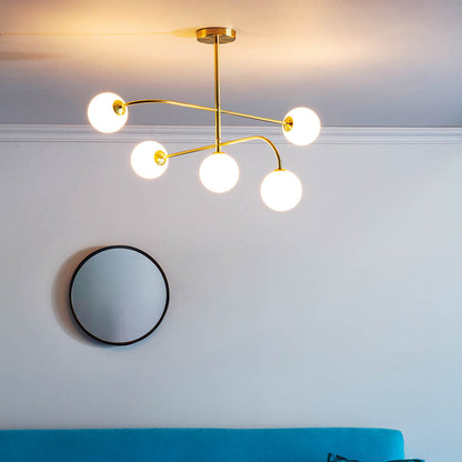 Otto 5 Light Semi Flush
