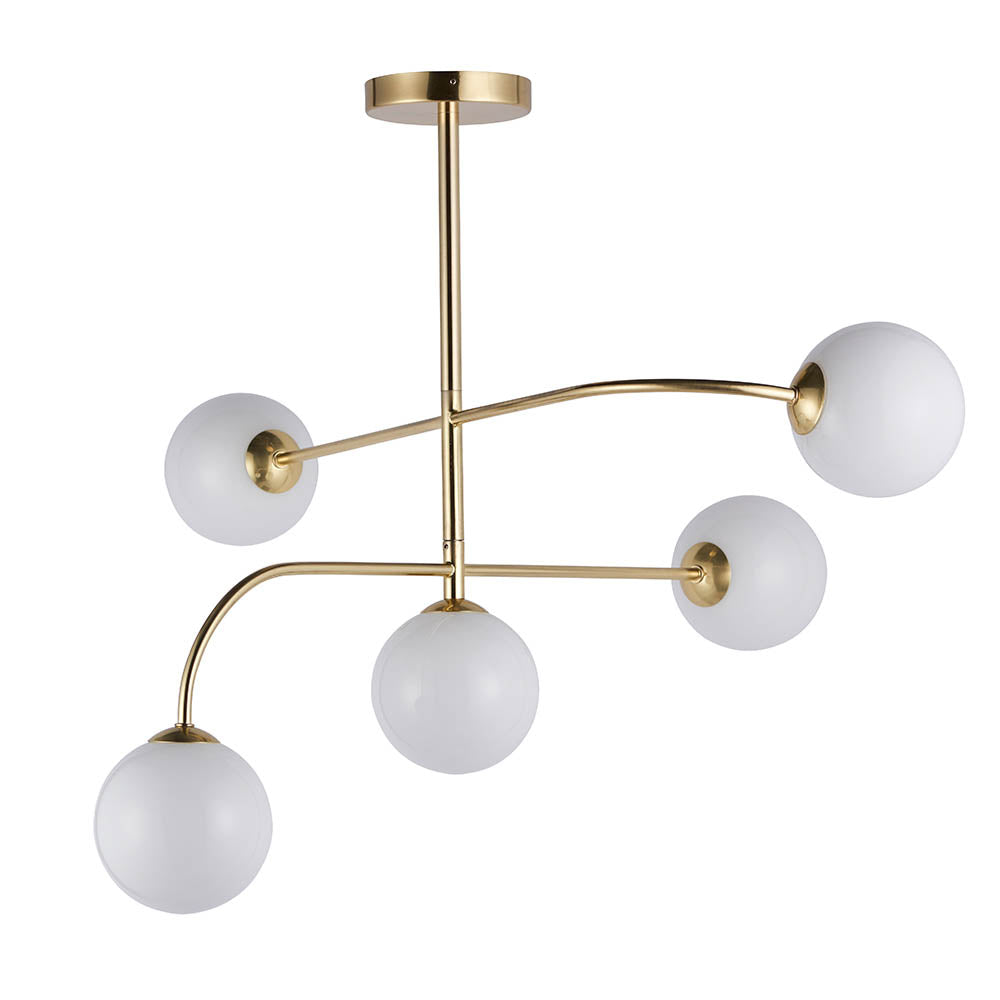 Otto 5 Light Semi Flush