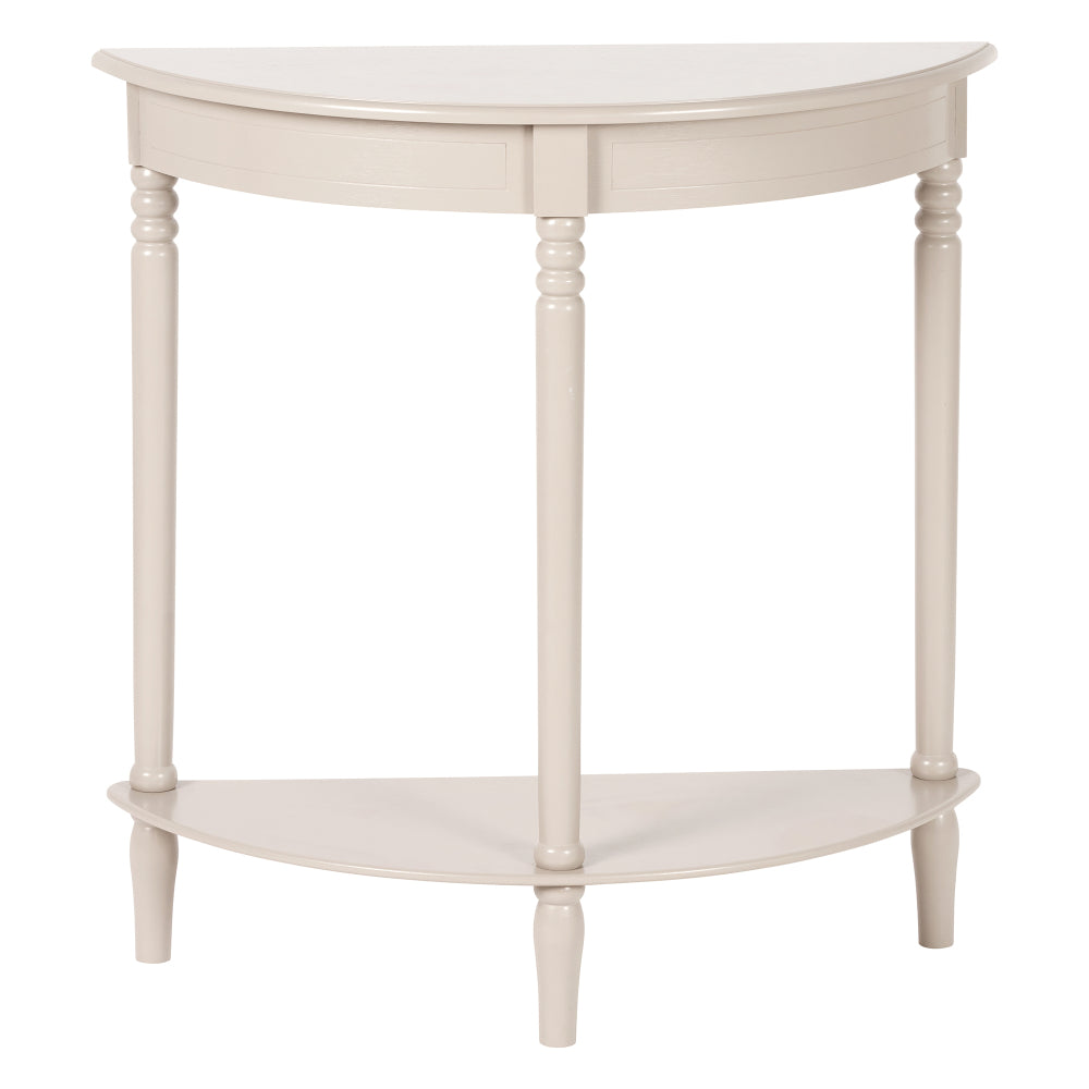 Heritage Putty Wood Console Table