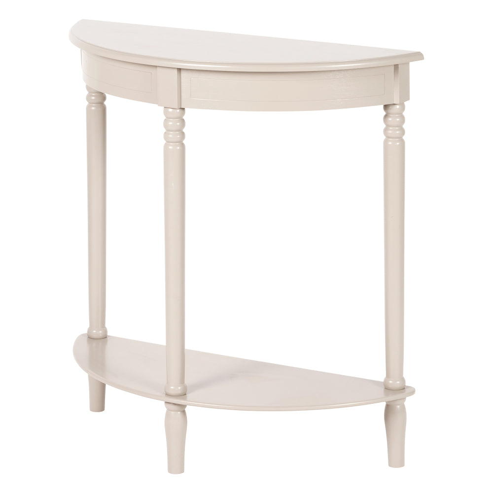 Heritage Putty Wood Console Table